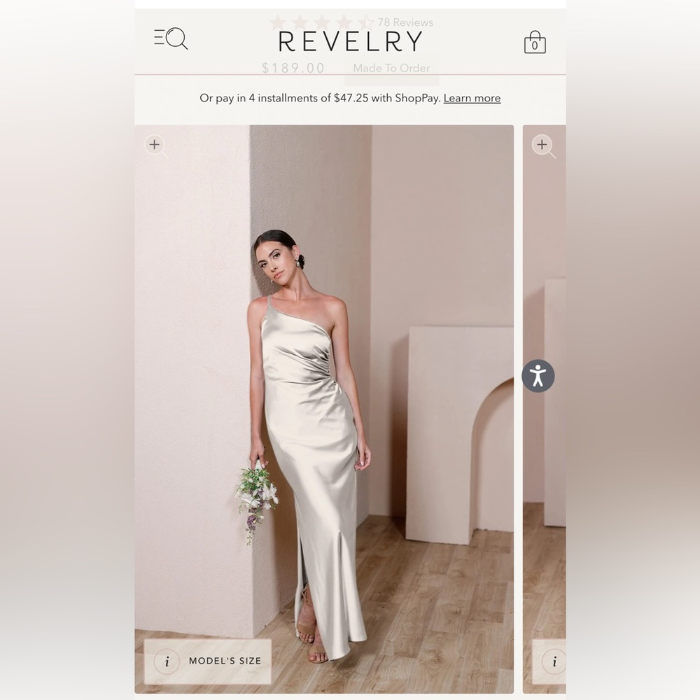 Revelry Jade Dress! Soft Champagne!